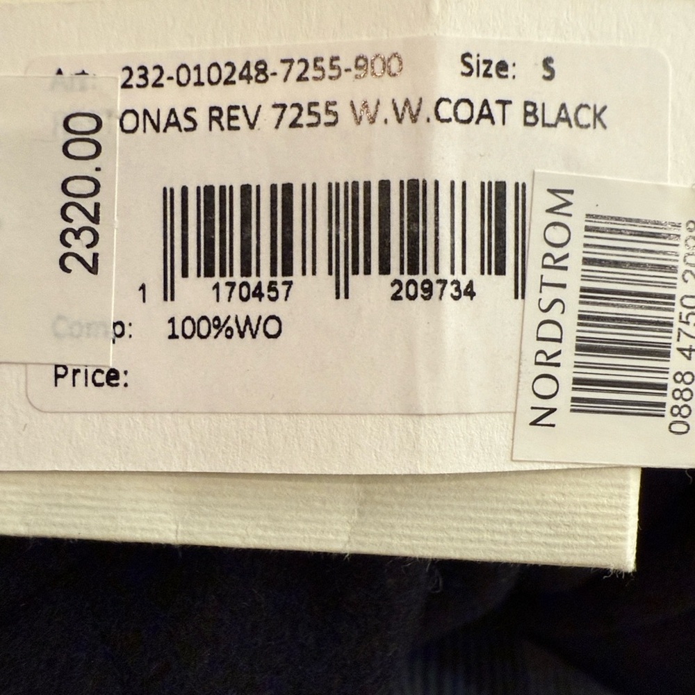 Dries Van Noten Classic Navy Wool Coat - Reversible w Quilted Lining - Picture 13 of 13
